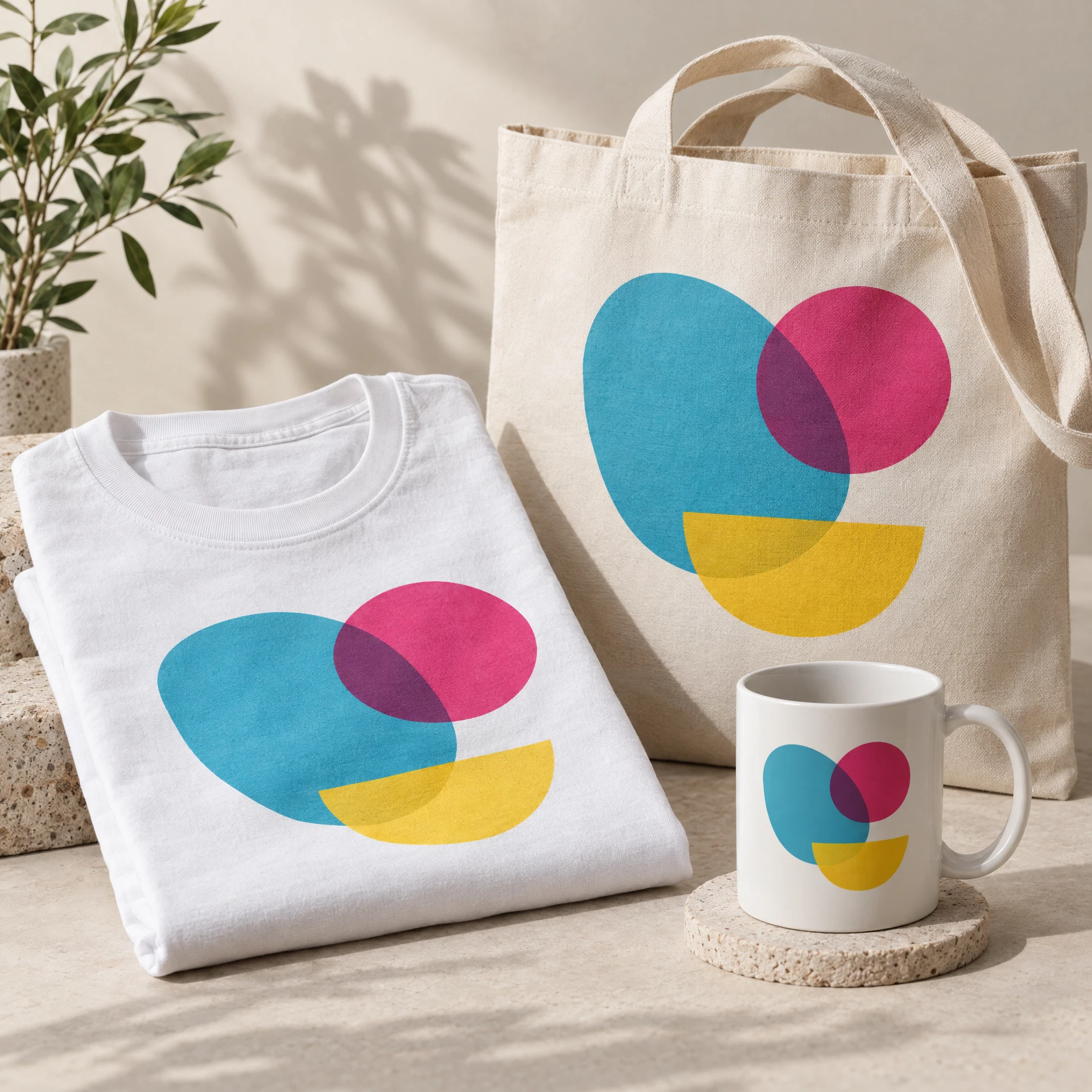 Illustrative Branded tote bags